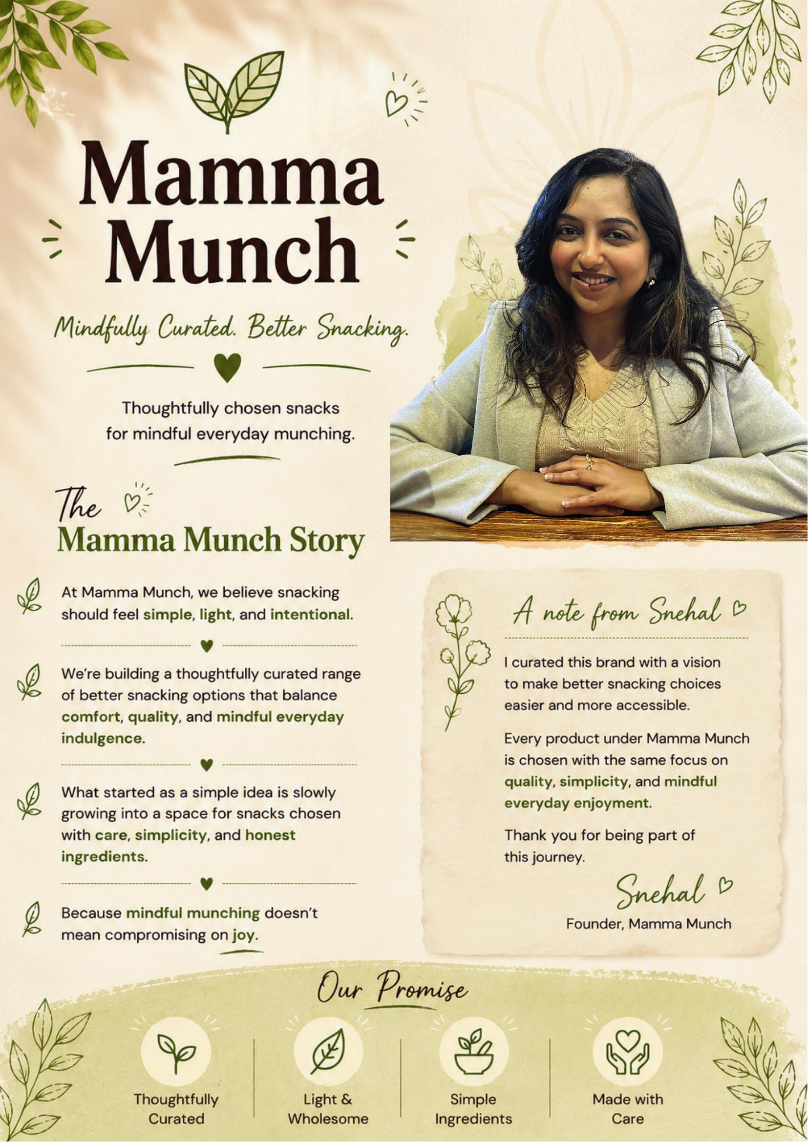 Snehal, founder of Mamma Munch